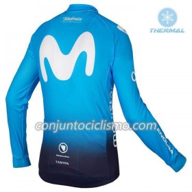 Maillot Invierno Termico 2018 Movistar Team N001